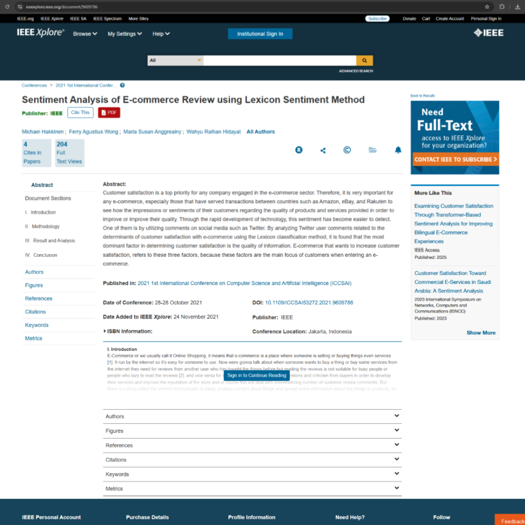 E-commerce Sentiment Analysis