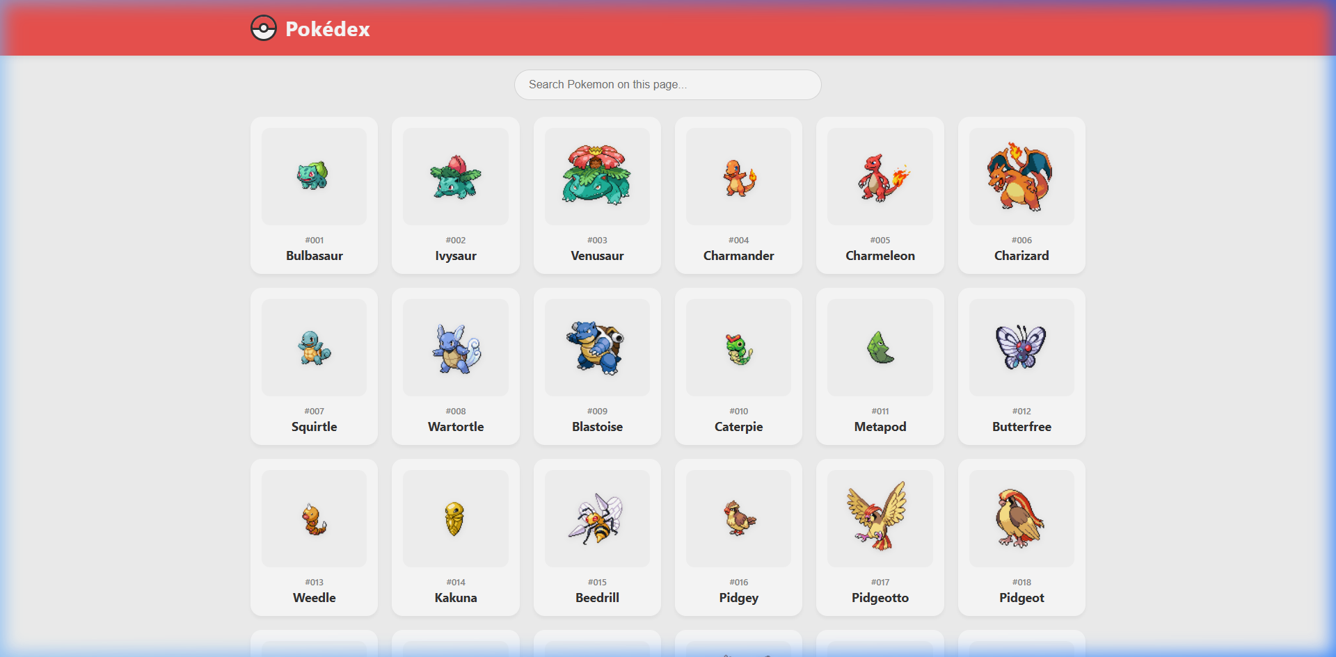 Pokedex App